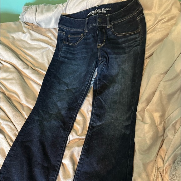 American eagle jeans (boot cut) size 6 dark wash - Picture 2 of 7